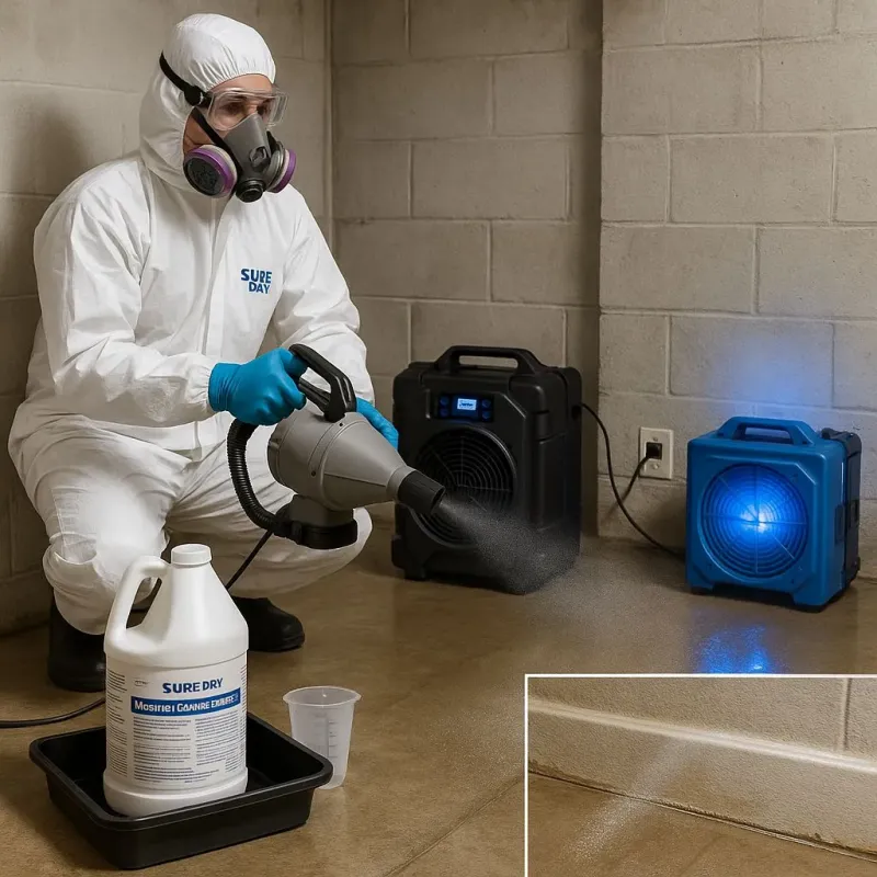 Sanitization and Odor Removal process in Morris Plains, NJ